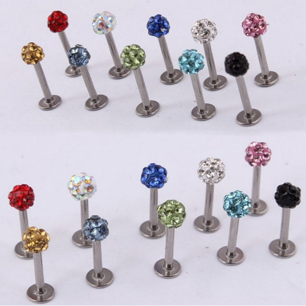 Rhinestone Piercing Nose Body Jewelry For Man and Women