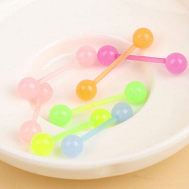 Luminous Glow Acrylic Tongue Piercing