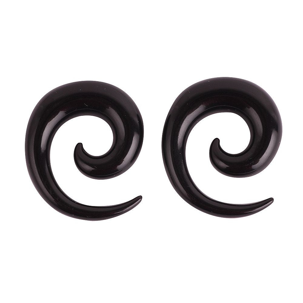 Acrylic Ear Spiral Plugs Earring Tunnel Expander