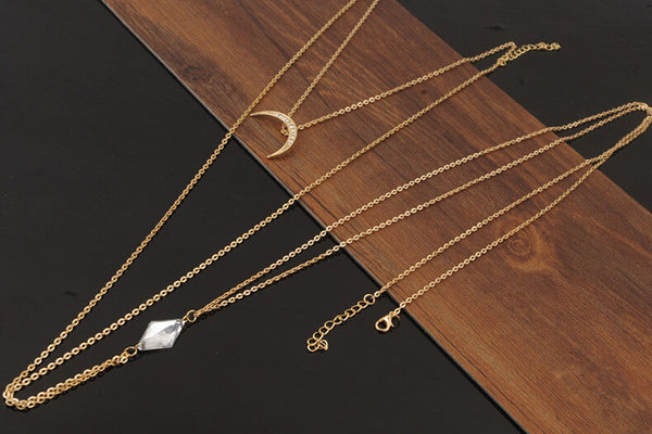 Charming Crossover Body Chain Jewelry