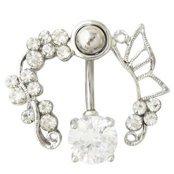 Hollow Belly Button Piercing