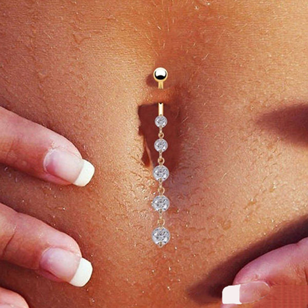 Body Piercing Dangle Navel Belly Button