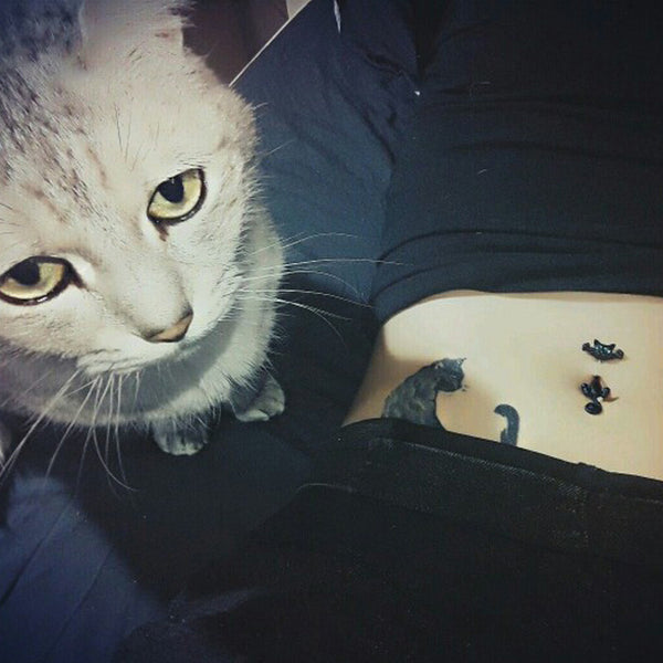Customized Cat Piercing Belly Button Piercing