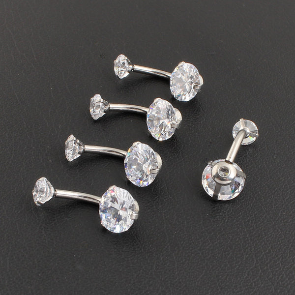 Jeweled Style Belly Button Ring