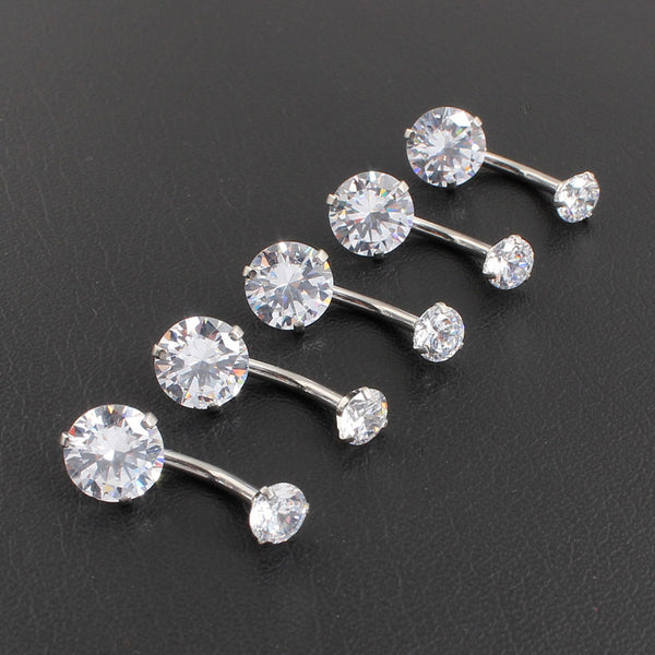 Jeweled Style Belly Button Ring