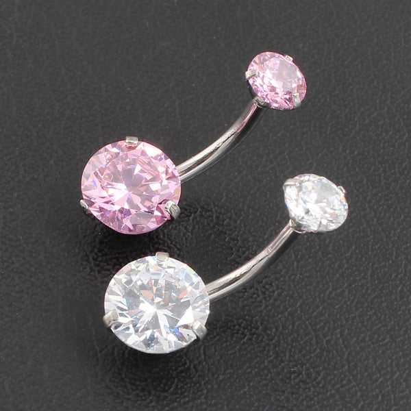 Jeweled Style Belly Button Ring