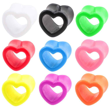 Heart Hollow Ear Tunnels Expander
