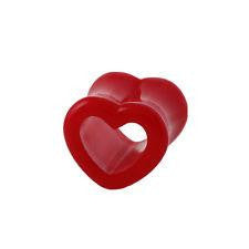 Heart Hollow Ear Tunnels Expander